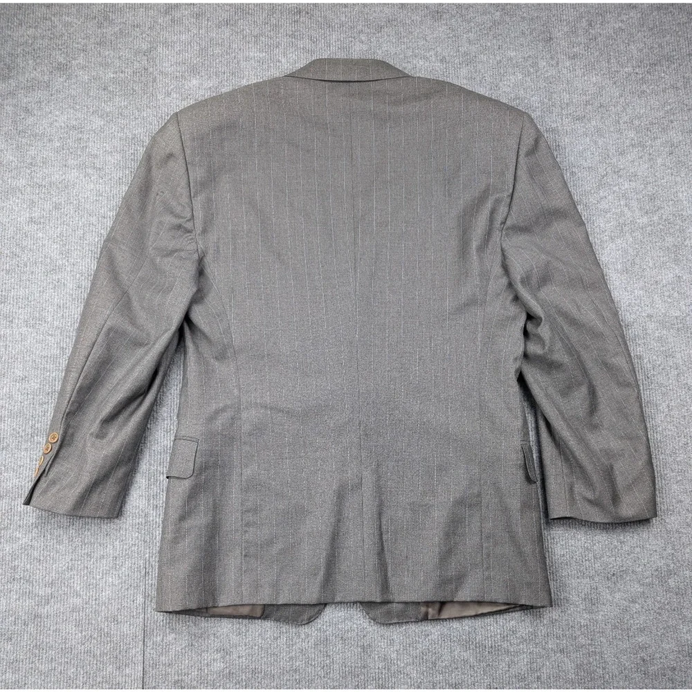 Canali Blazer Men 52R Loro Piana Tasmanian Wool Pinstripe Old Money Quiet Luxury